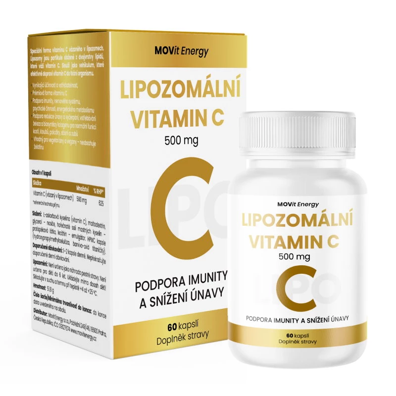 MOVit  Lipozomální Vitamin C 500 mg 60 kapslí