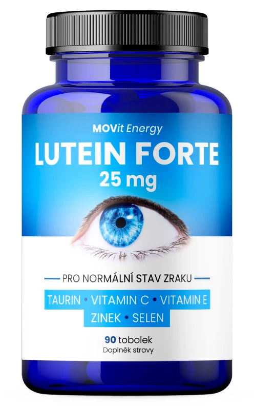 MOVit  Lutein Forte 25 mg + Taurin 90 kapslí