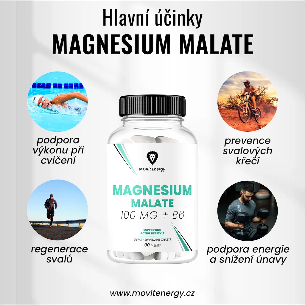 MOVit  Magnesium Malate 100 mg + B6 90 tablet