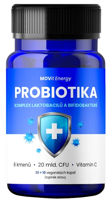 MOVit  Probiotika komplex laktobacilů a bifidobakterií 40&nbsp;kapslí
