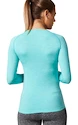 MyProtein Women bezšvové tričko s dlhým rukávom farba mentolová farba