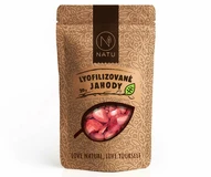 Natu Lyofilizované jahody plátky 20 g