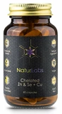 NaturLabs Zinok a Selén chelátové + Meď 60 kapsúl