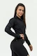 Nebbia DÁMSKÁ MIKINA NA ZIP INTENSE WARM-UP 833 Black