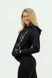 Nebbia DÁMSKÁ SPORTOVNÍ MIKINA S KAPUCÍ INTENSE SIGNATURE 845 Gold
