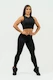 Nebbia DÁMSKÝ CROP TOP S VYSOKOU PODPOROU INTENSE MESH 842 Gold