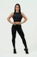 Nebbia DÁMSKÝ CROP TOP S VYSOKOU PODPOROU INTENSE MESH 842 Gold