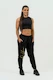 Nebbia DÁMSKÝ CROP TOP S VYSOKOU PODPOROU INTENSE MESH 842 Gold