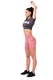Nebbia Fit & Smart dámské cyklistické šortky old rose