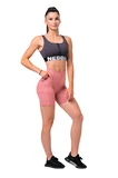 Nebbia Fit & Smart dámské cyklistické šortky old rose