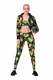 Nebbia High-waist performance legíny 567 jungle green
