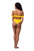 Nebbia High-waist retro bikini - spodný diel 555 yellow