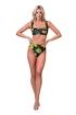 Nebbia High-waist sporty bikini - spodný diel 555 jungle green