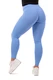 Nebbia Legíny Active s vysokým pasem a kapsou na boku 402 light blue