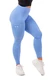 Nebbia Legíny Active s vysokým pasem a kapsou na boku 402 light blue