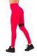 Nebbia Legíny Sporty s vysokým pasem a kapsou na boku 404 pink