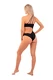 Nebbia One Shoulder Asymmetrical Monokini 459 Black