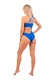 Nebbia One Shoulder Asymmetrical Monokini 459 Blue