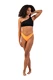 Nebbia One Shoulder Bandeau Bikini Top 448 Black