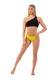 Nebbia One Shoulder Bandeau Bikini Top 448 Black