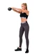 Nebbia Smart zip sportovní podprsenka black