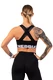 Nebbia Sportovní podprsenka se střihem Cross Back 410 black