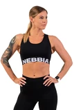 Nebbia Sportovní podprsenka se střihem Cross Back 410 black