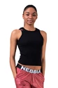 Nebbia Sports NEBBIA Labels crop top 516 čierny