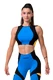 Nebbia Sporty Hero crop top s krátkým rukávem marron