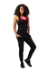 Nebbia Tepláky s vysokým pasem „Feeling Good“ 409 black