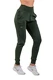 Nebbia Tepláky s vysokým pasem „Feeling Good“ 409 dark green