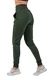 Nebbia Tepláky s vysokým pasem „Feeling Good“ 409 dark green