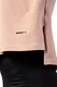 Nebbia Volné crop tričko „The Minimalist“ z organické bavlny 417 salmon