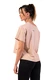 Nebbia Volné crop tričko „The Minimalist“ z organické bavlny 417 salmon