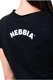 Nebbia Volný Fit & Sporty crop top black