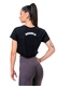 Nebbia Volný Fit & Sporty crop top black