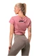 Nebbia Volný Fit & Sporty crop top old rose