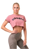 Nebbia Volný Fit & Sporty crop top old rose