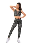 Nebbia Zelené EKO legíny „Breathe“ se síťkou 400 camo green