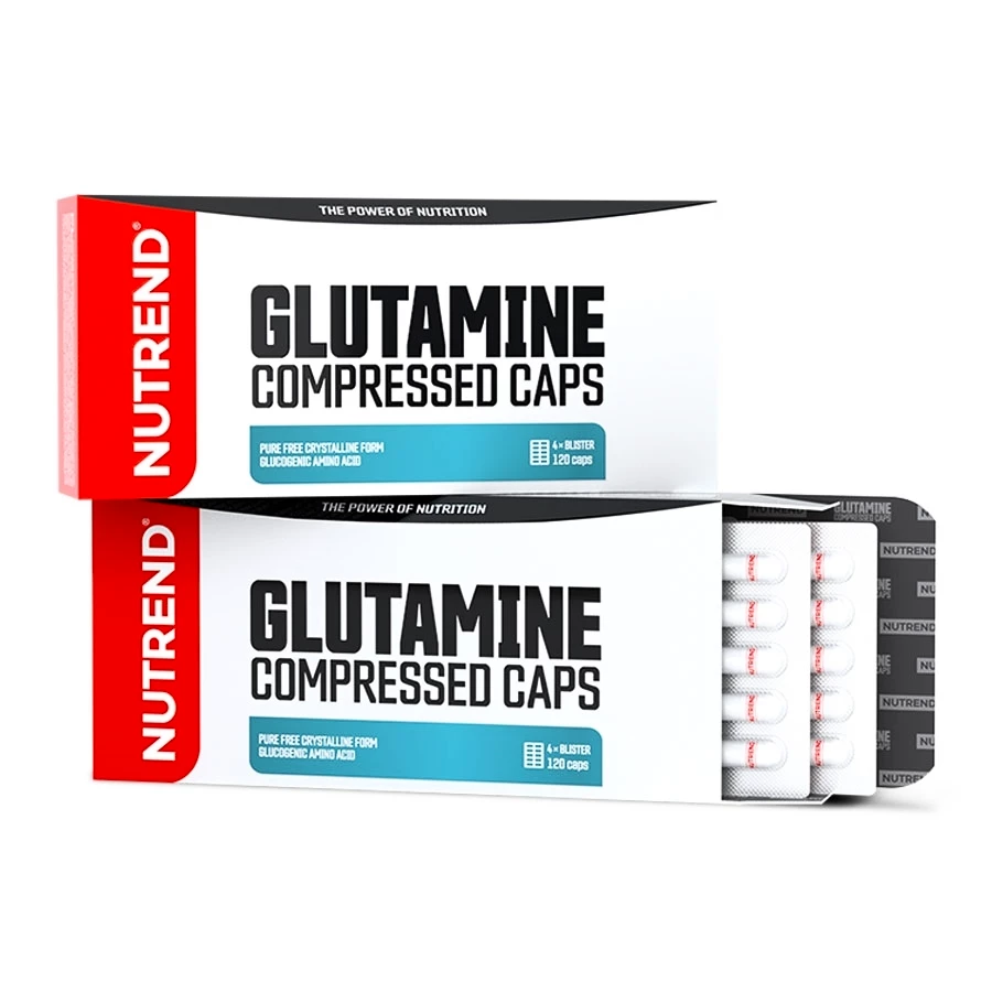 Nutrend  Glutamine Compressed Caps 120&nbsp;kapslí