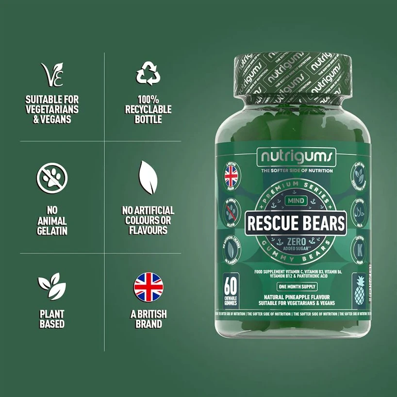 Nutrigums Rescue Bears 60 gummies