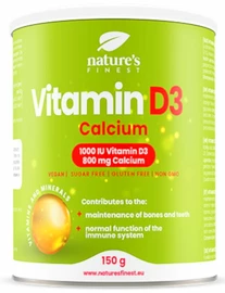 Nutrisslim Vitamín D3 1000 iu + Calcium 800 mg 150 g