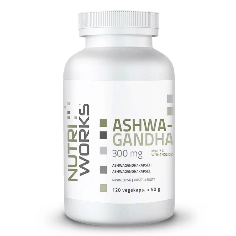NutriWorks   Ashwagandha 120 kapslí