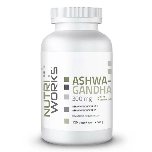 NutriWorks   Ashwagandha 120 kapslí