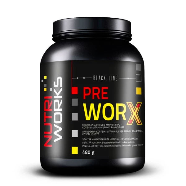 NutriWorks   Pre Worx 480&nbsp;g čučoriedka