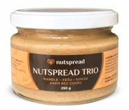 Nutspread 100% oříškové máslo  Trio ze tří druhů ořechů 250 g