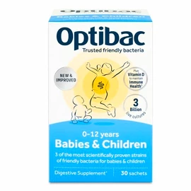 Optibac Babies & Children (Probiotika pro miminka a děti) 30 × 1,5 g 