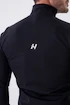 Pánska bunda Nebbia  Long sleeved w hoodie Sporty Zipper Jacket with side pockets “Control” 332 black