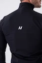 Pánska bunda Nebbia  Long sleeved w hoodie Sporty Zipper Jacket with side pockets “Control” 332 black