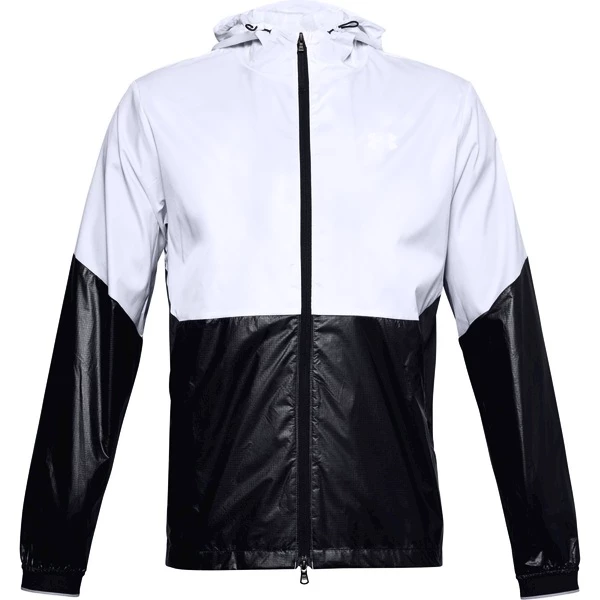 Pánska bunda Under Armour  Recover Legacy Windbreakr white XL